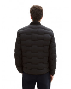 Куртка QUILTED BOMBER JACKET 1042119-29999 Tom Tailor S Чорний 1042119-29999