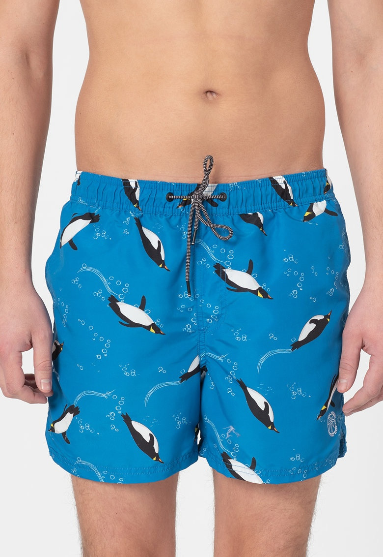 Шорти для плавання JJIBALI JJSWIMSHORTS AKM SEA ANIMALS 12184799 French Blue Jack&Jones L Блакитний 12184799FRENCHBLUE