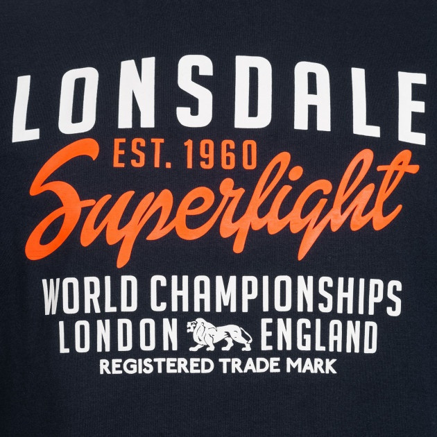 Футболка BREDON 115068-3076 Dark Navy Lonsdale M Темно-синій 115068-3076 Dark Navy