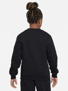 Толстовка Nike K NSW CLUB FLC CREW LS HBR FD2992-010