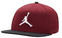 Кепка Nike JORDAN PRO JUMPMAN SNAPBACK темно-червоний, чорний, білий Уні MISC AR2118-680