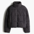 Пуховик жіночий H&M Short Puffer Jacket Grey 1228408007 XS 1228408007