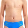 Плавки сліпи для хлопчиків Arena POSEIDONIA SWIM BRIEFS блакитний, жовтий дитячий 128 см (009009-806 009009-806