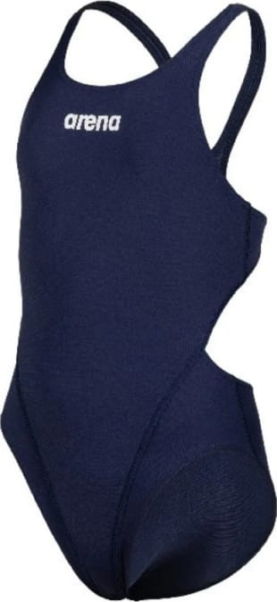 Купальник закритий для дівчат Arena TEAM SWIMSUIT SWIM TECH SOLID темно-синій дитячий 128 см (004764 004764-750