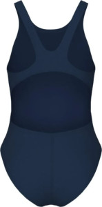 Купальник закритий для дівчат Arena TEAM SWIMSUIT SWIM TECH SOLID темно-синій дитячий 128 см (004764 004764-750