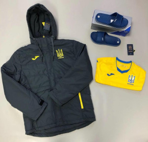 Куртка ФФУ Сіра з жовтими вставками AT102371A159