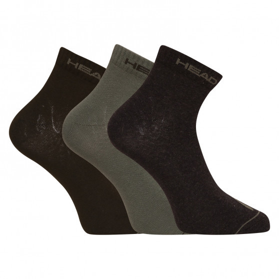 Шкарпетки Head QUARTER 3P UNISEX зелений, темно-зелений, антрацит Уні 35-38 761011001-008
