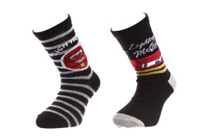 Шкарпетки CARS YEUX+ LIGHTNING/MC QUEEN 2P чорний Діт 27-30, арт.83896715-1 83896715-1