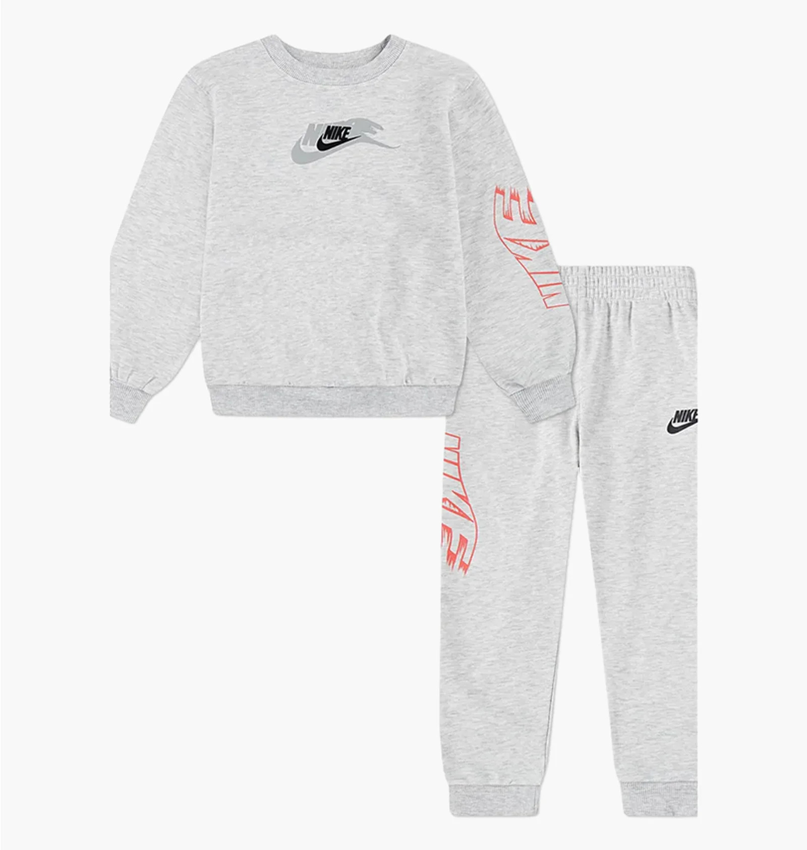 Костюм спортивний дитячий Nike On The Move Crew Set Grey 86M727-X58