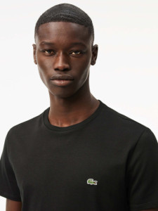 Футболка унісекс Lacoste Organic Jersey T-Shirt Black TH6709031 L TH6709031