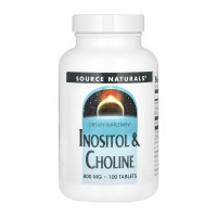 Таблетки Source Naturals Inositol & Choline 800 mg - 100 tabs 2023-10-6138