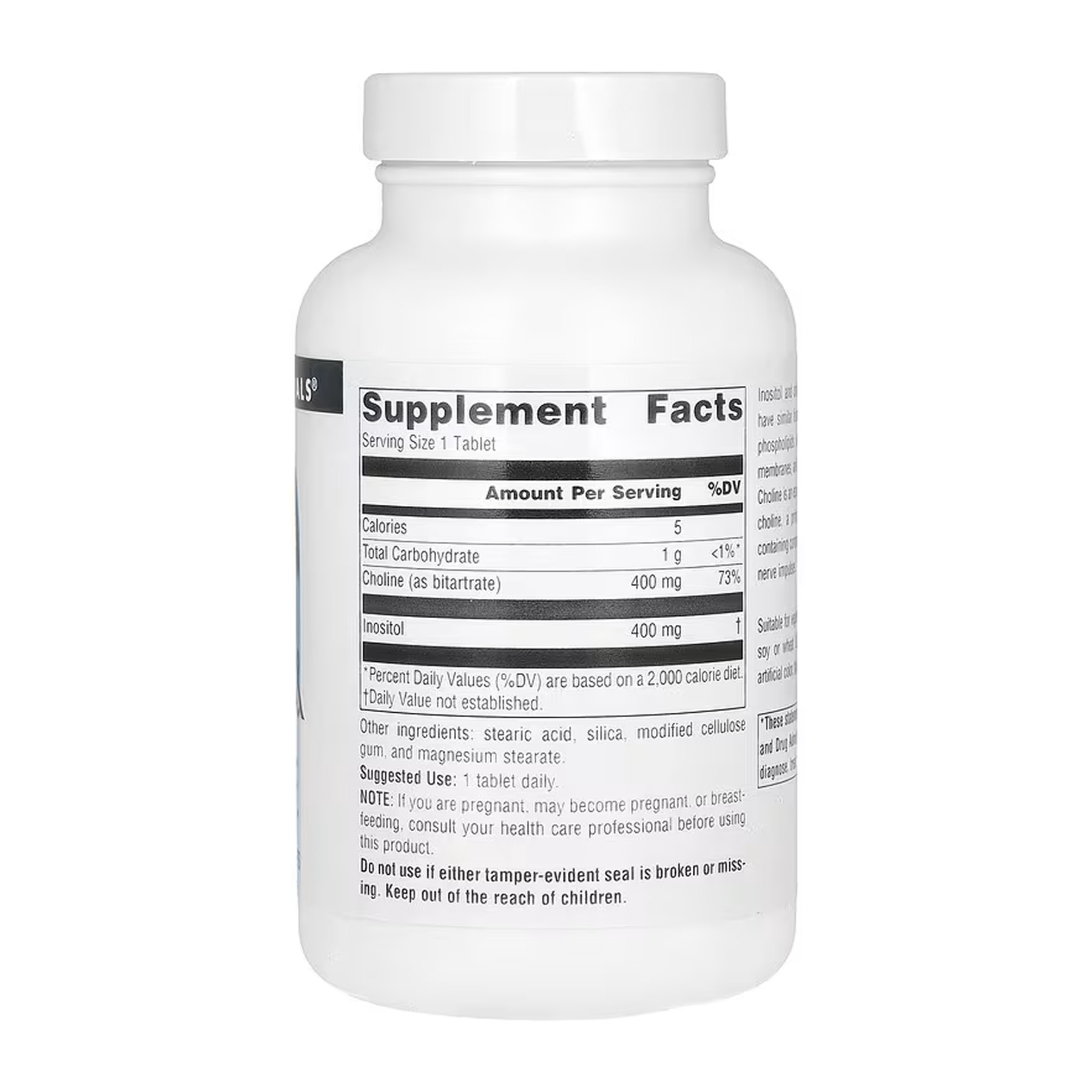 Таблетки Source Naturals Inositol & Choline 800 mg - 100 tabs 2023-10-6138