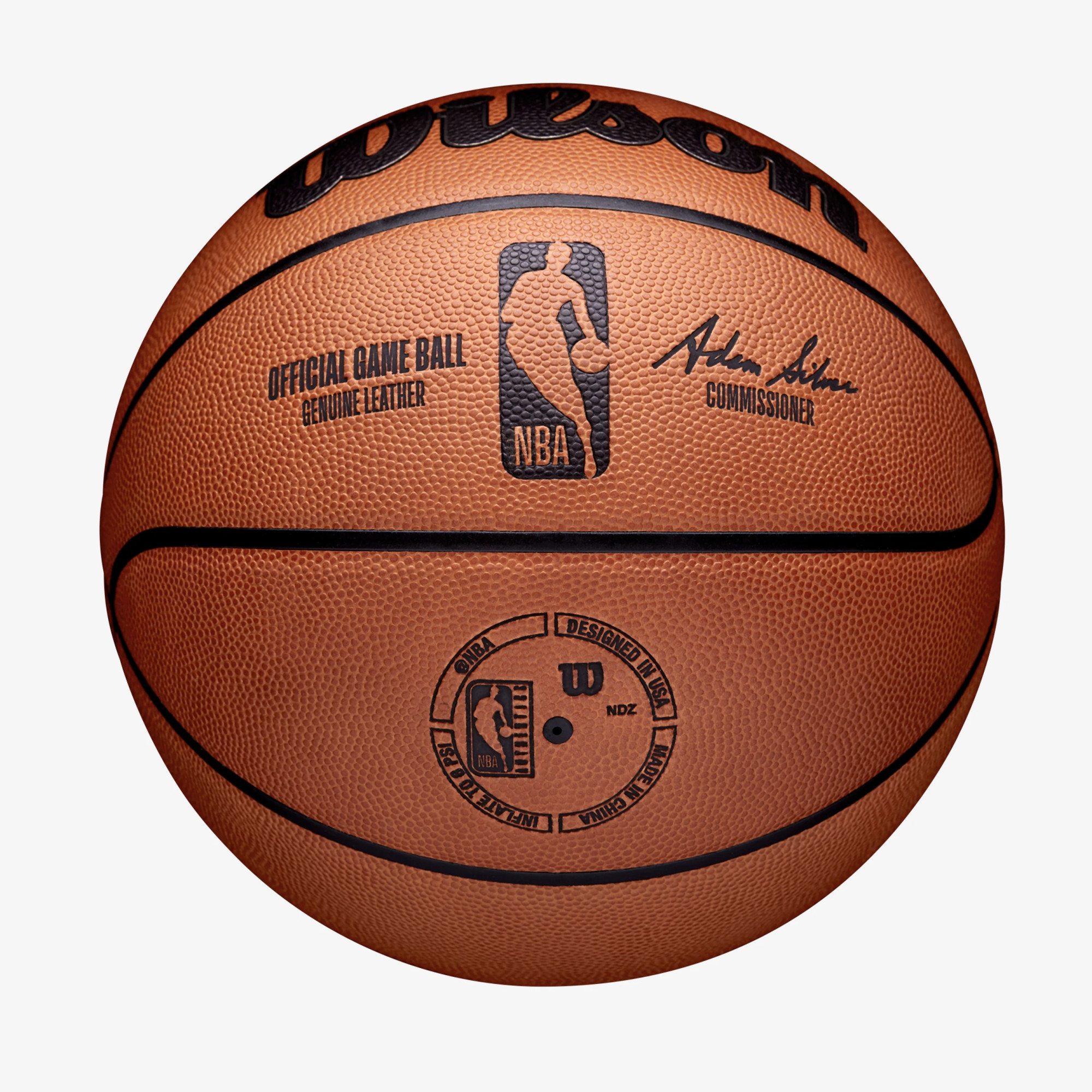 М'яч баскетбольний Wilson NBA Official Game Basketball, розмір 7 -  WTB7500ID WTB7500ID