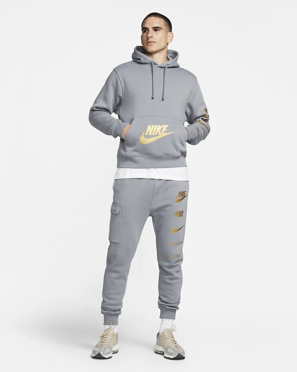 Худі NIKE SPORTSWEAR STANDARD ISSUE GREY FJ0552-065