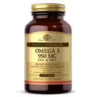 Софт гелеві капсули Triple Strength Omega-3 950 mg - 50 softgels 2022-10-2998