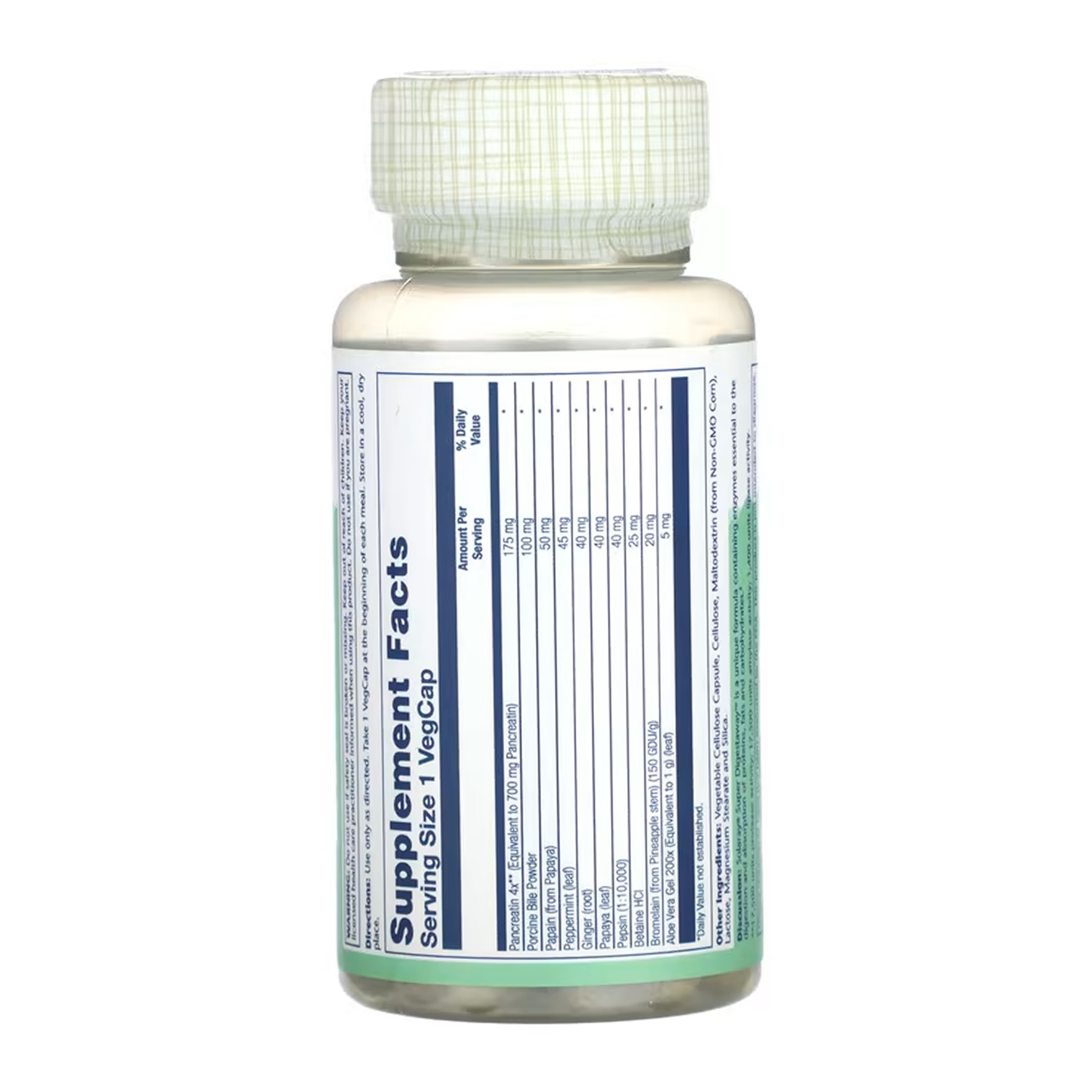 Капсули Solaray Super Digestaway - 60 vcaps 2023-10-6751