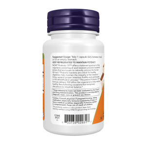 Капсули Now Foods Probiotic-10™ 100 Billion - 60 vcaps 2023-10-2436