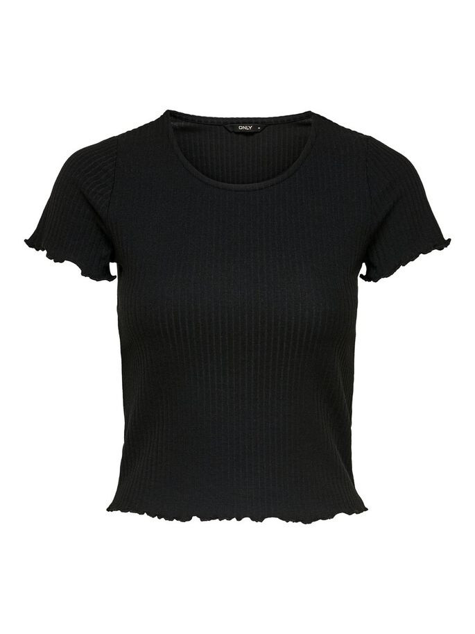 Блуза ONLEMMA S/S SHORT TOP NOOS JRS 15201206 Black ONLY L Чорний 15201206Black