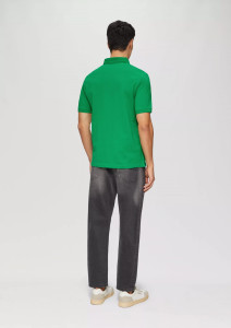 Поло cotton piqué polo shirt 2138262.7595 s.Oliver L Зелений 2138262.7595