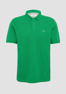Поло cotton piqué polo shirt 2138262.7595 s.Oliver L Зелений 2138262.7595