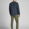 Сорочка JJEBAND HEATHER SHIRT L/S STS 12189769-Navy Blazer-Fit:SLIM FIT Jack&Jones L Темно-синій 12189769-NAVY BLAZER-FIT: