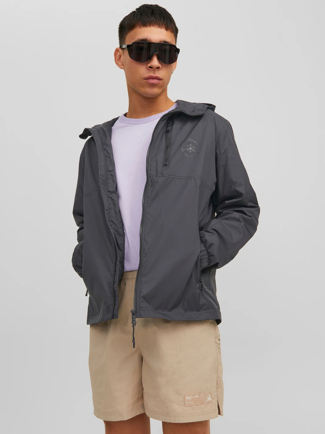 Куртка JCOFILO LIGHT JACKET SN 12228029-Black Jack&Jones L Темно-сірий 12228029-Black