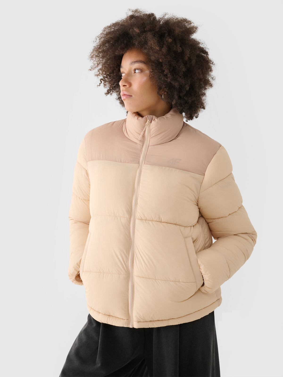 Куртка DOWN JACKET F469 4FWAW24TDJAF469-83S 4F XL Бежевий 4FWAW24TDJAF469-83S