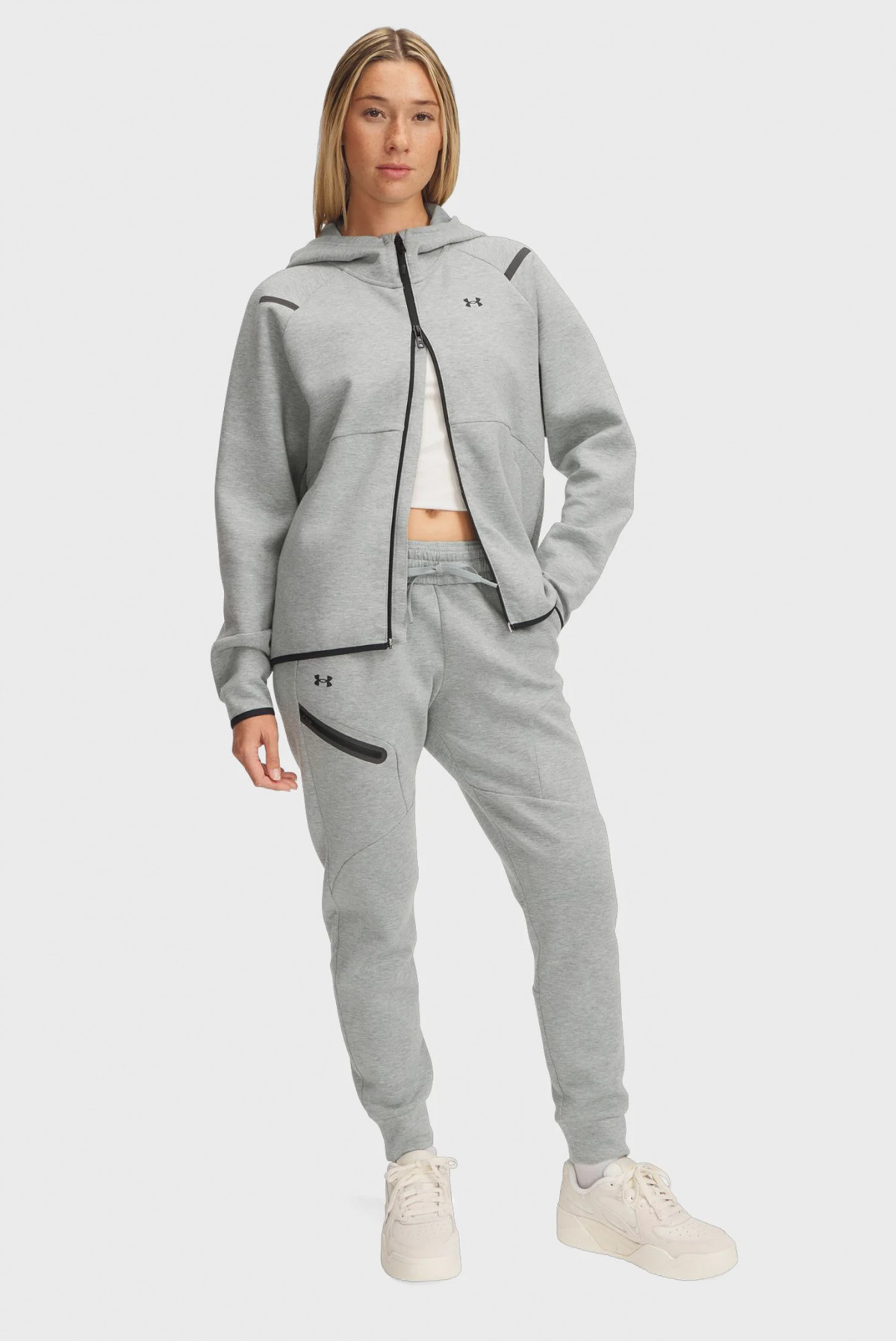 Штани спортивні Unstoppable Flc Jogger 1379846-348 Under Armour L Сірий 1379846-348
