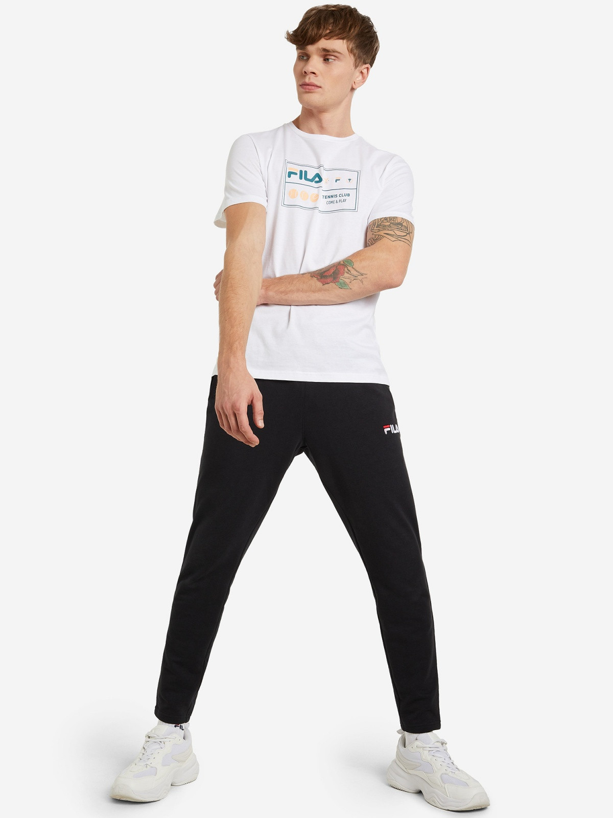 Футболка 120683FLA-00 Fila 46 Білий 120683FLA-00