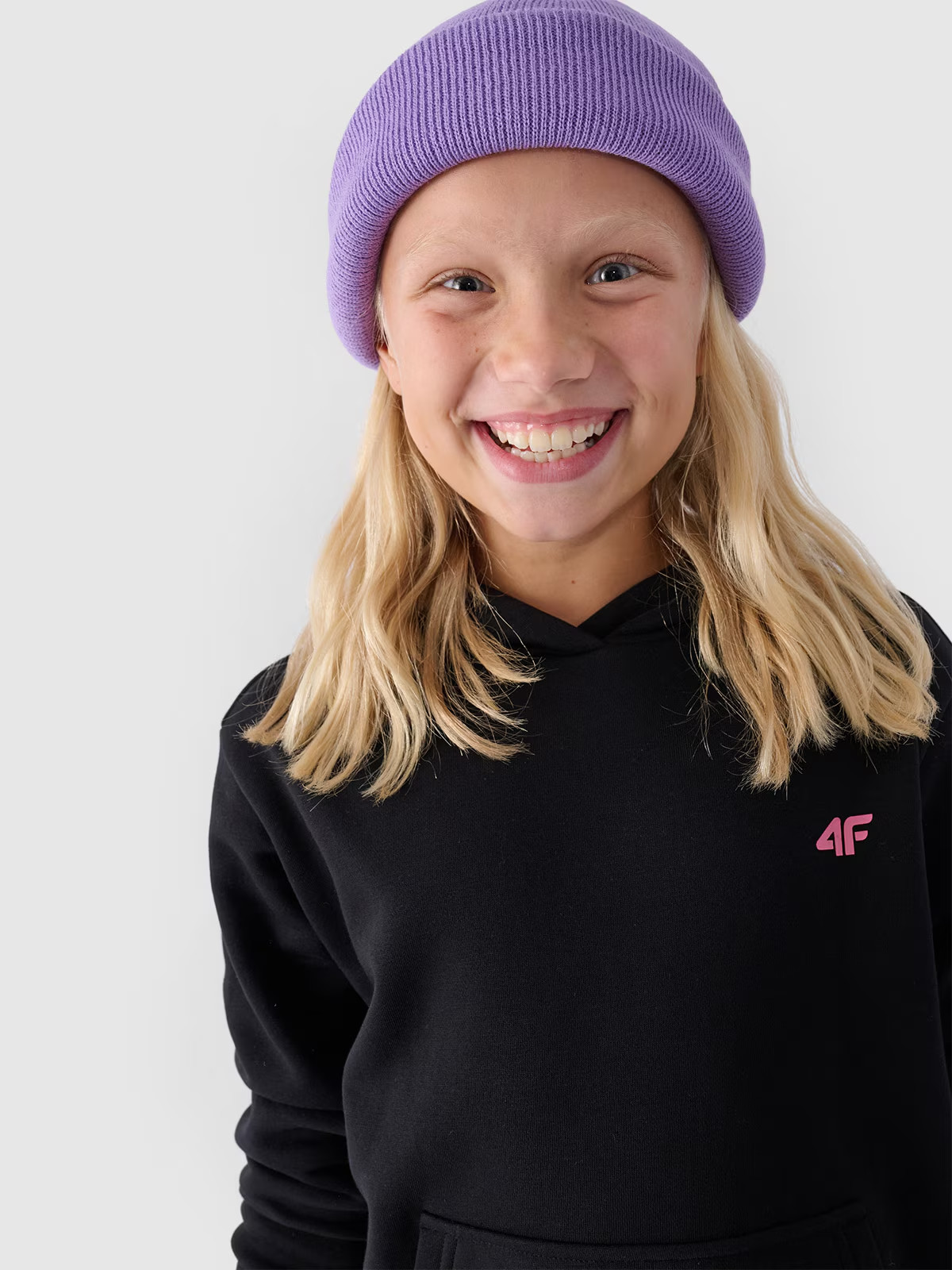 Худі дитяче SWEATSHIRT F1316 4FJWMM00TSWSF1316-20S 4F 128 Чорний 4FJWMM00TSWSF1316-20S