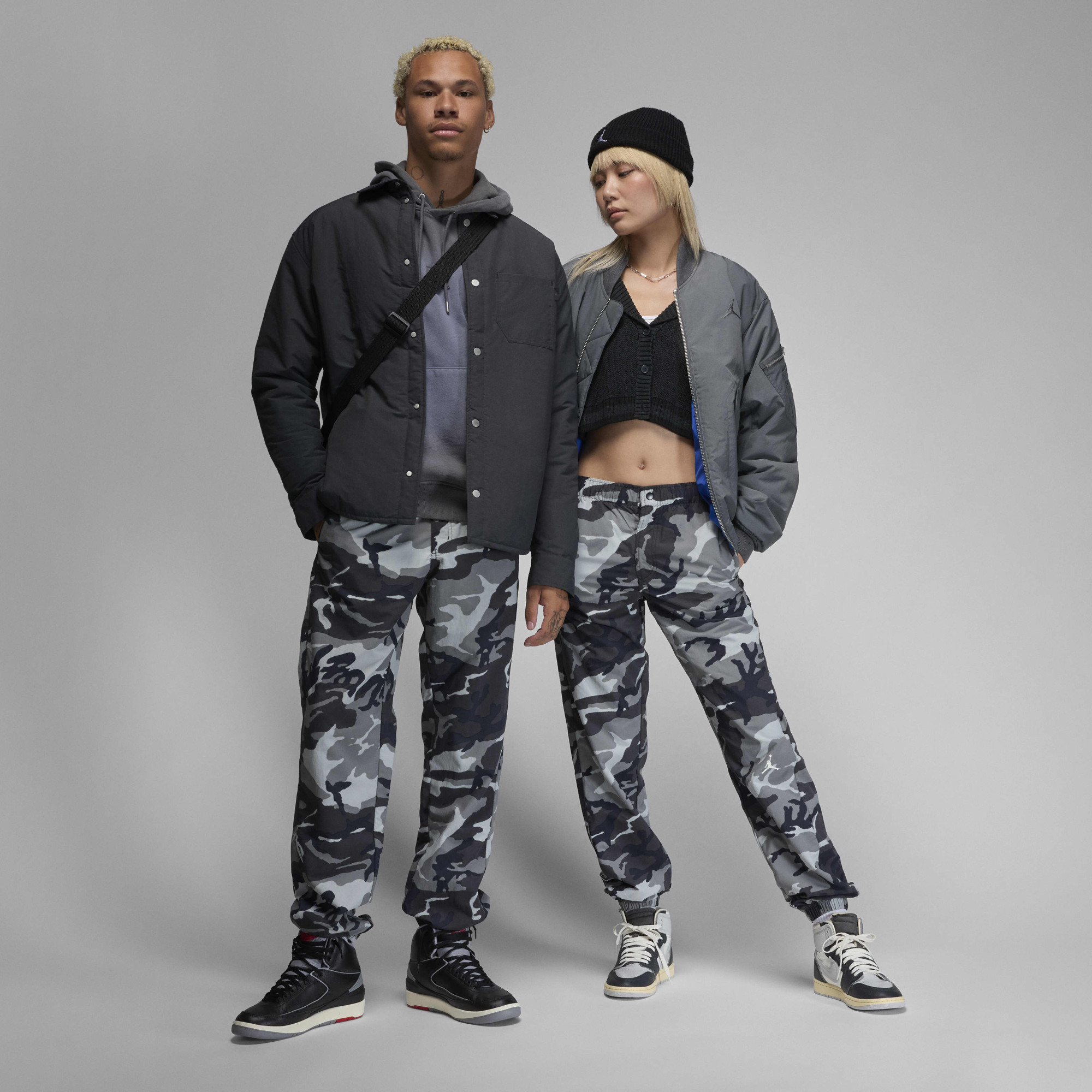 Штани чоловічі Air Jordan Mvp Trousers Camo/Grey FZ3529-010