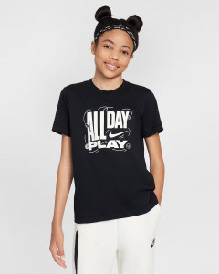 Футболка підліткова K NSW TEE MULTI SPORT HM5849-010 Nike L Чорний HM5849-010