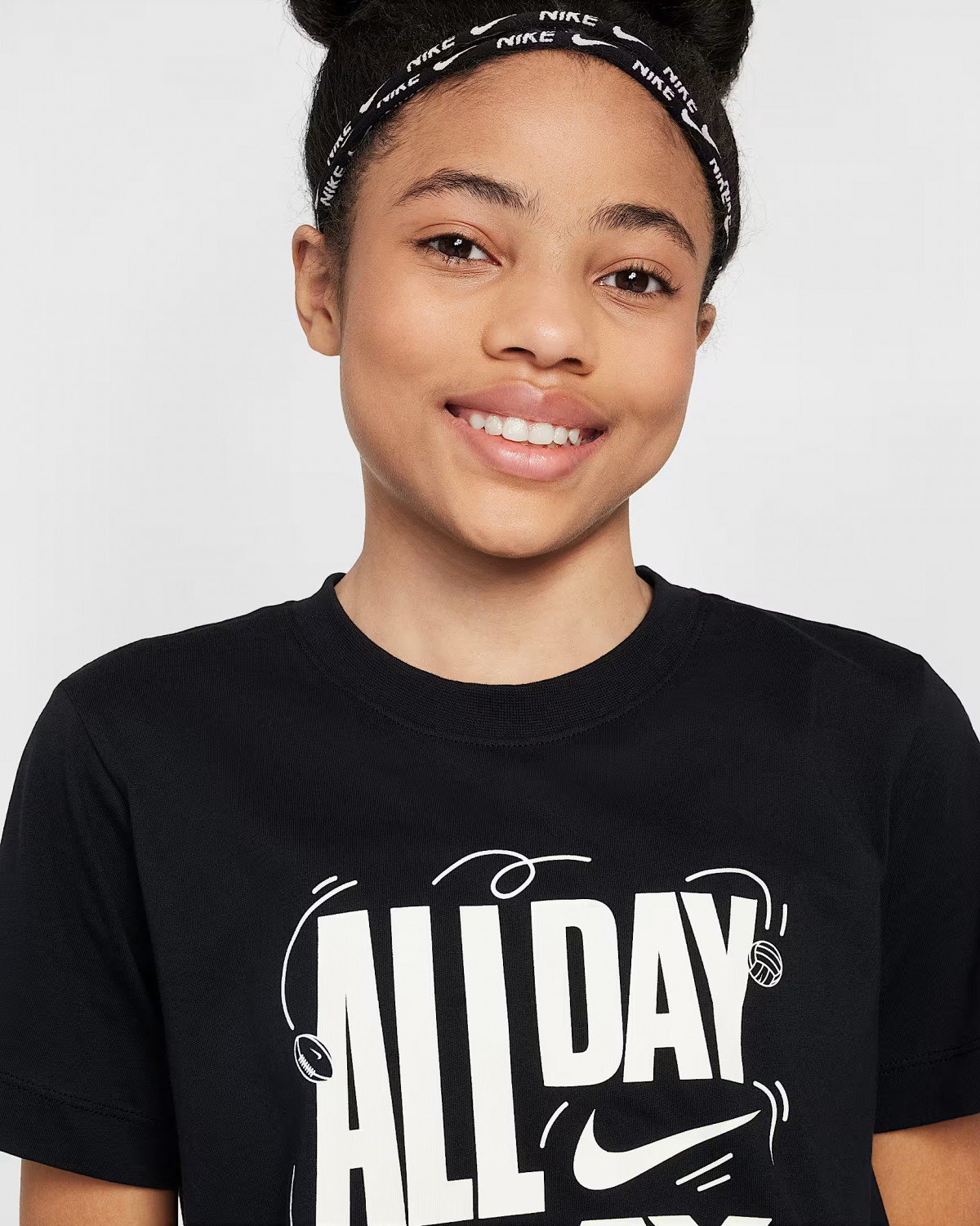 Футболка підліткова K NSW TEE MULTI SPORT HM5849-010 Nike L Чорний HM5849-010