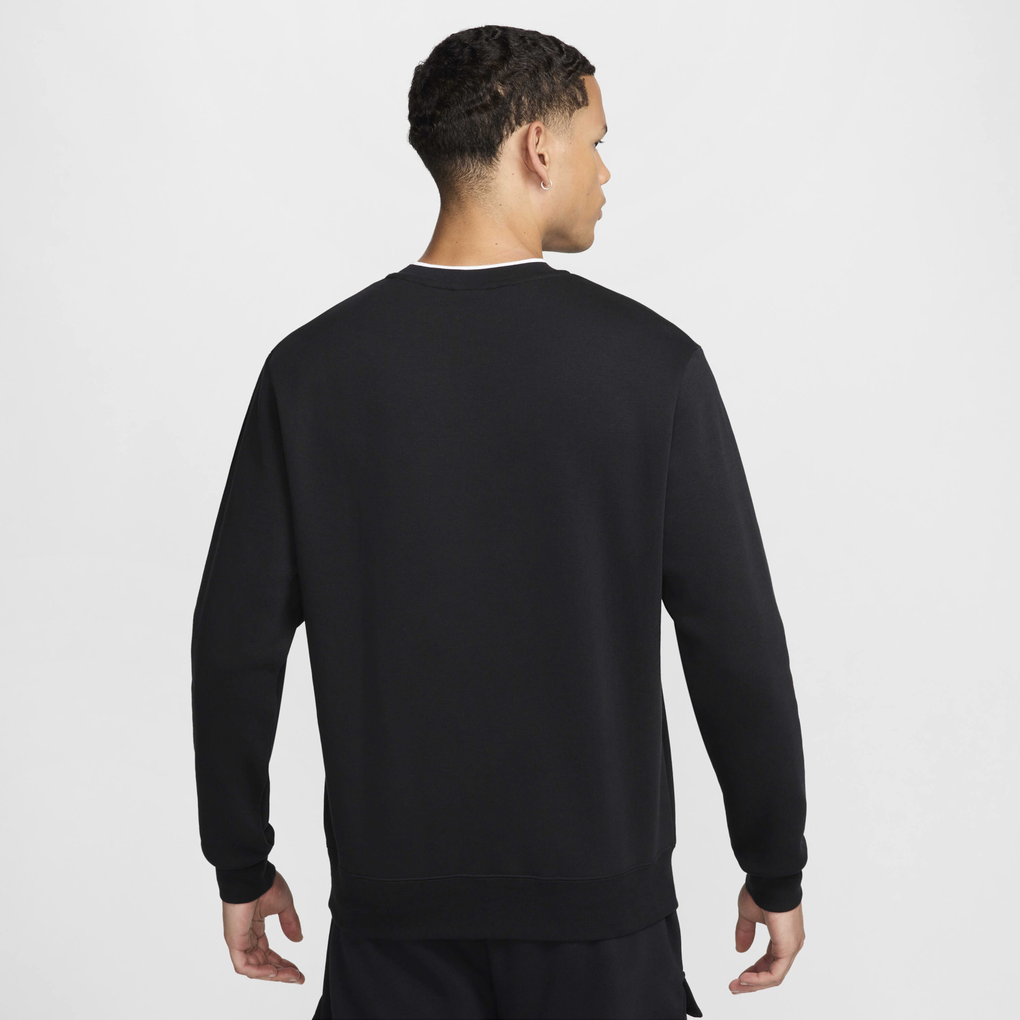 Світшот чоловічий Nike Air Fleece Crew-Neck Sweatshirt Black HM0177-010