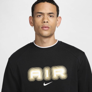 Світшот чоловічий Nike Air Fleece Crew-Neck Sweatshirt Black HM0177-010