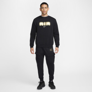 Світшот чоловічий Nike Air Fleece Crew-Neck Sweatshirt Black HM0177-010