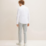 Сорочка fitted poplin stretch shirt 1032343-20000 Tom Tailor L Білий 1032343-20000