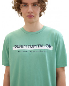Футболка T-shirt Men's DENIM 1037653ХХ13537 Tom Tailor L Бірюзовий 1037653ХХ13537