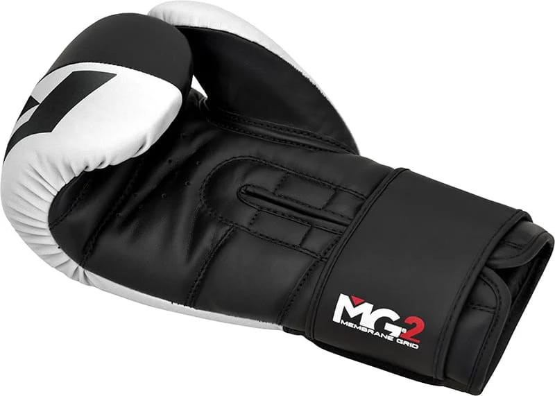 Рукавиці боксерські RDX BOXING GLOVES REX F4 чорний, білий 10 унцій (BGR-F4B) BGR-F4B