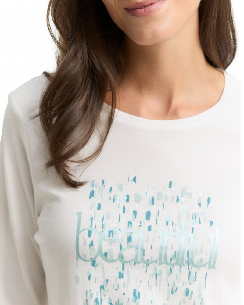 Футболка women's T-shirt 1048951-10315 Tom Tailor L Білий 1048951-10315