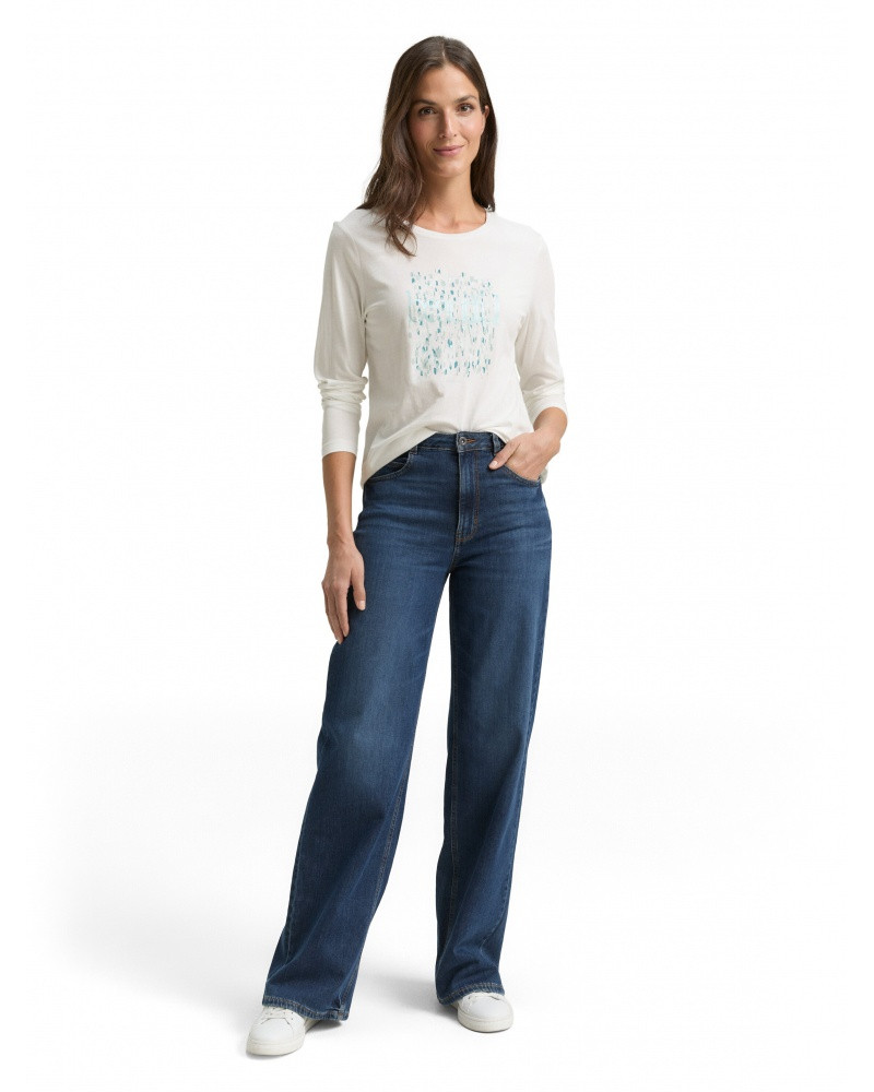 Футболка women's T-shirt 1048951-10315 Tom Tailor L Білий 1048951-10315