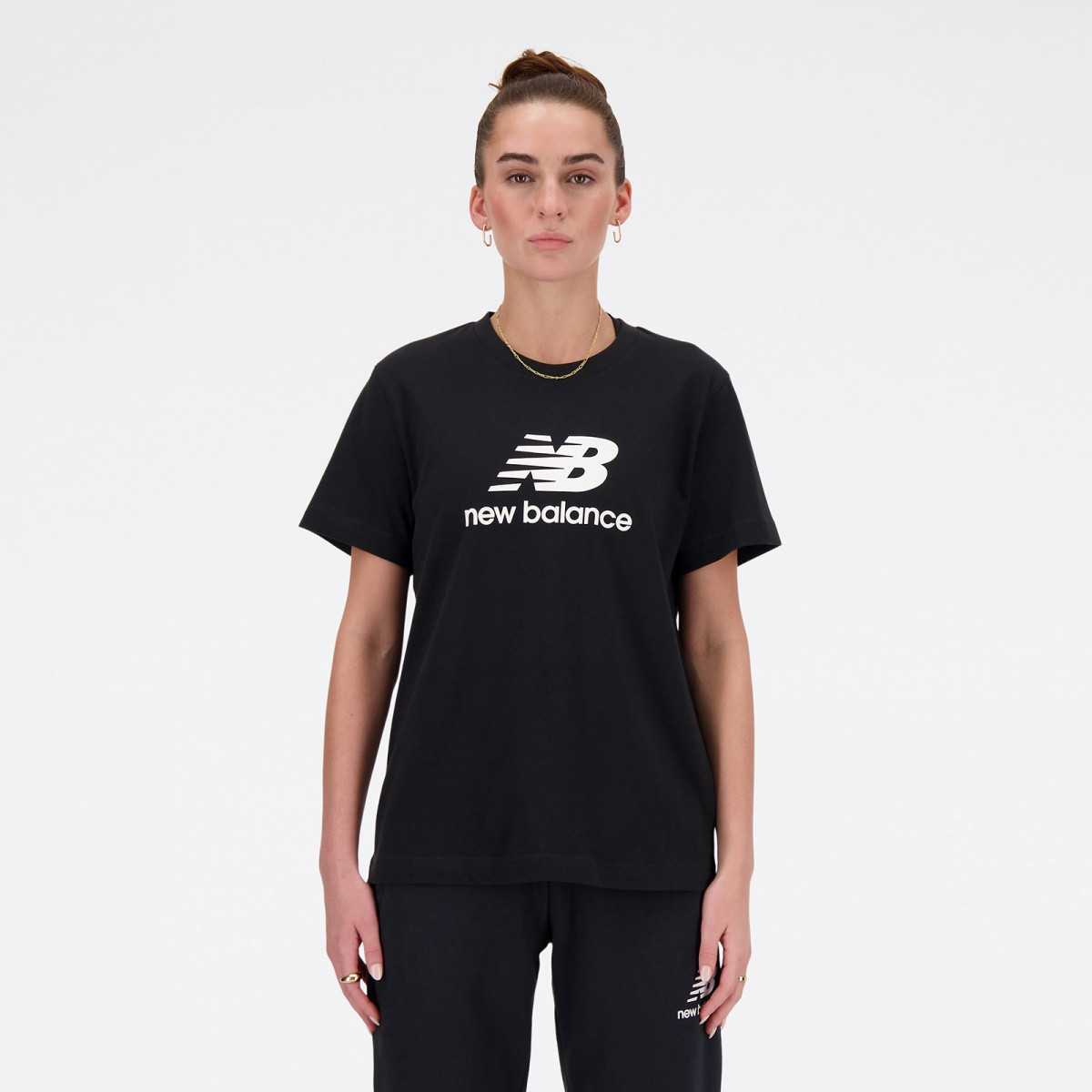 Футболка Essentials Jersey Logo WT41502BK New Balance L Чорний WT41502BK