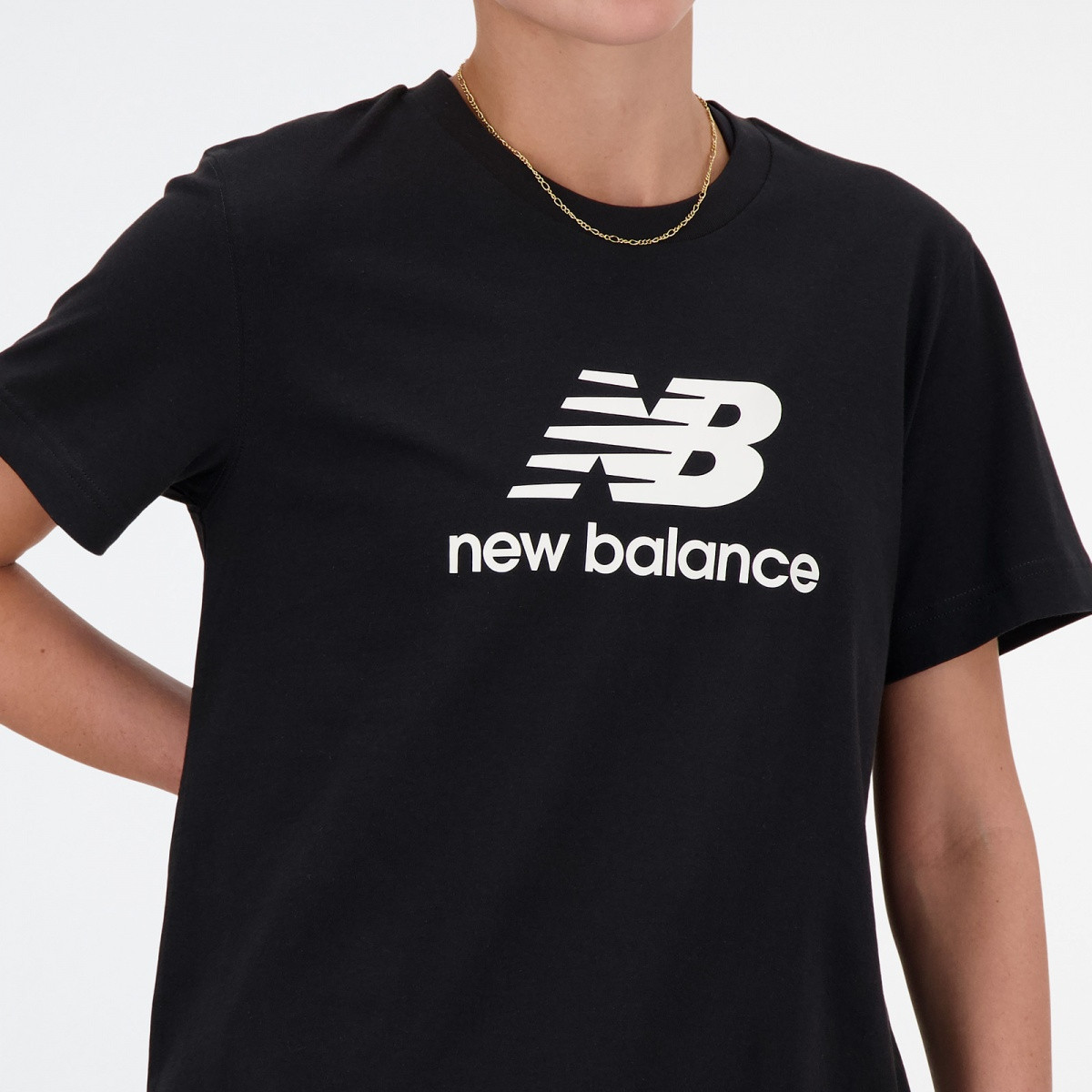 Футболка Essentials Jersey Logo WT41502BK New Balance L Чорний WT41502BK