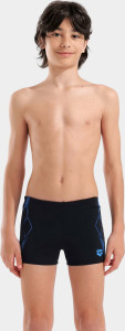 Плавки Шорти для хлопчиків Arena GRAPHIC SWIM SHORT чорний, бірюзовий 128 см 011189-508