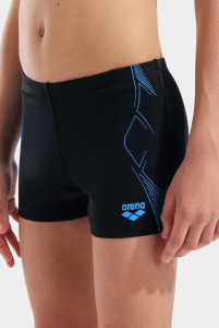 Плавки Шорти для хлопчиків Arena GRAPHIC SWIM SHORT чорний, бірюзовий 128 см 011189-508