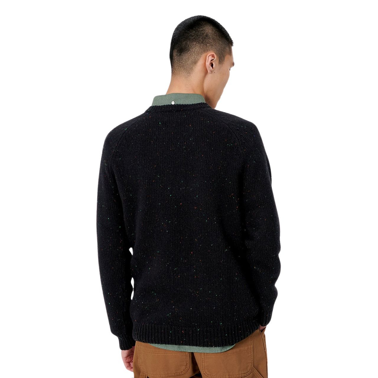 Кофта Carhartt WIP Anglistic Sweater I010977 SPECKLED BLACK I010977 SPECKLED BLACK