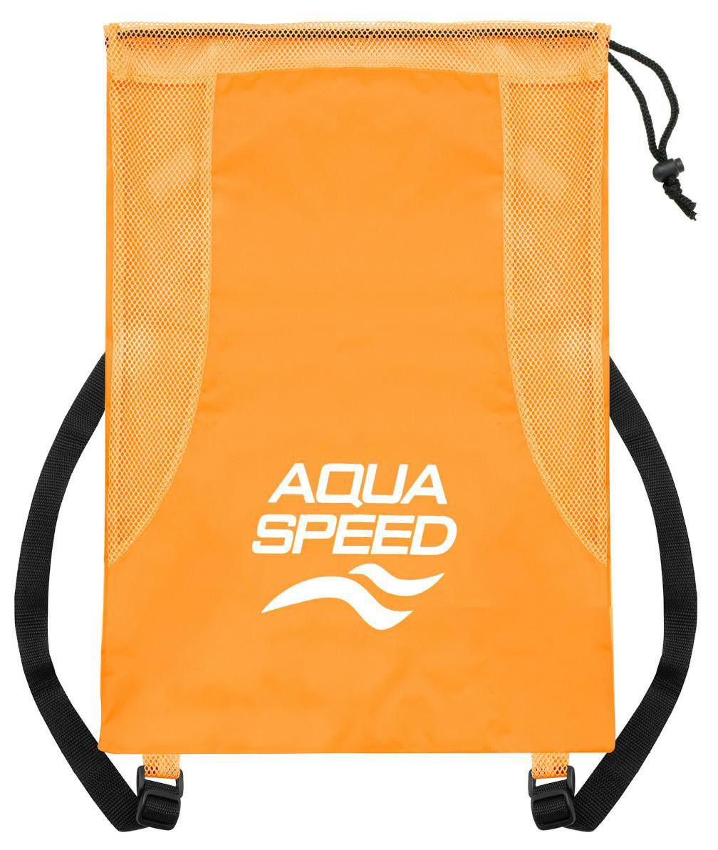 Сумка сітчаста Aqua Speed MESH BACK PACK 61162 помаранчевий, чорний Уні 51x36 см 630-75