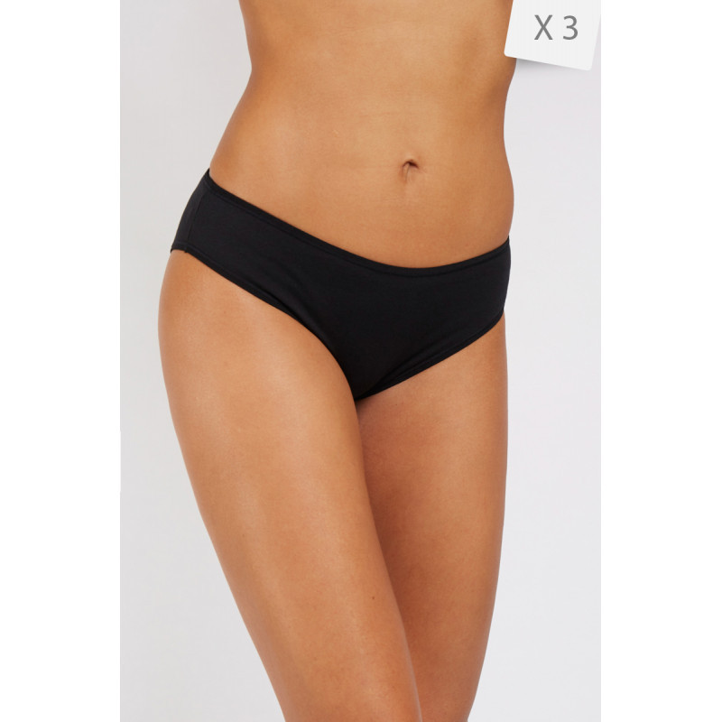 Труси-сліпи Slip MINI 3P чорний Жін S K2121 NERO