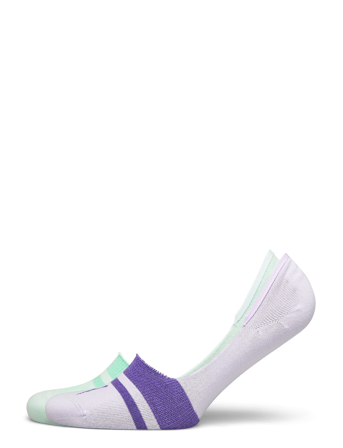 Шкарпетки Puma HERITAGE FOOTIE 2P UNISEX фіолетовий, м'ятний Уні 35-38 281010001-004