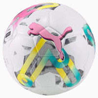 М'яч футбольний Puma Orbita 3 TB (FIFA Quality) білий, рожевий, мультиколор Уні 5 083776-01